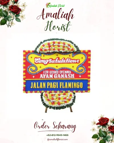 Bunga Papan Congratulation di Limo
